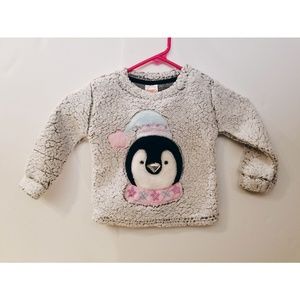 Girl's Penguin Pullover/Toddler's Sweatshirt